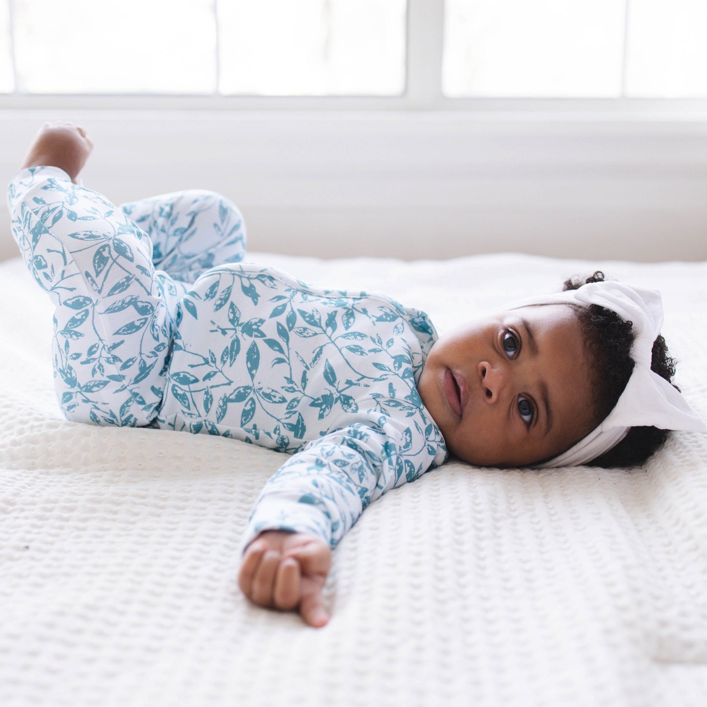 MANGROVE WHISPERS ZIP PAJAMAS Quiet comfort, coastal calm