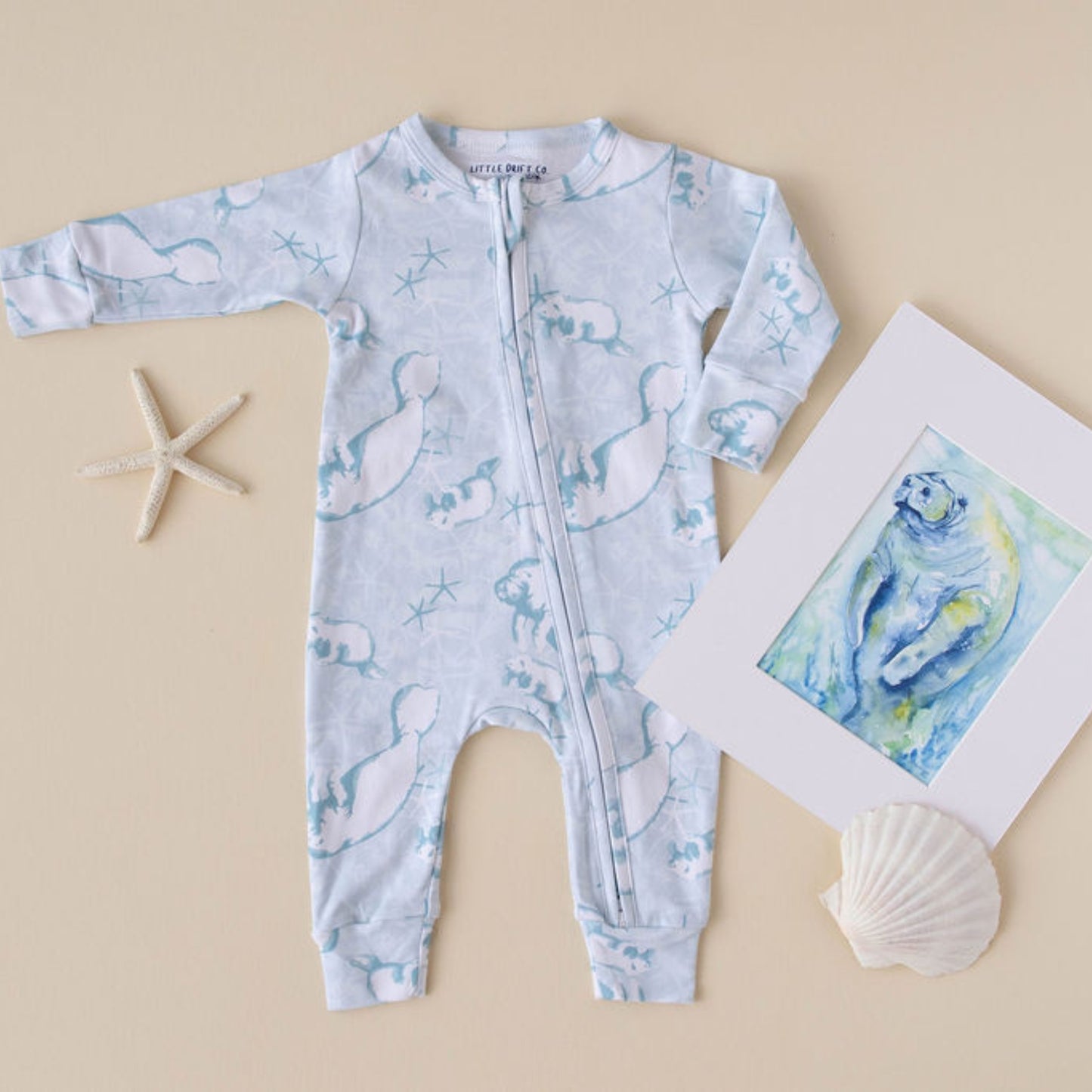 CALM CURRENT ZIP PAJAMAS  The pajamas they'll live in